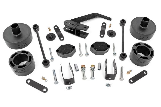 Rough Country 2.5 Inch Lift Kit | Spacers | Series II | Jeep Wrangler JK/Wrangler Unlimited (07-18)