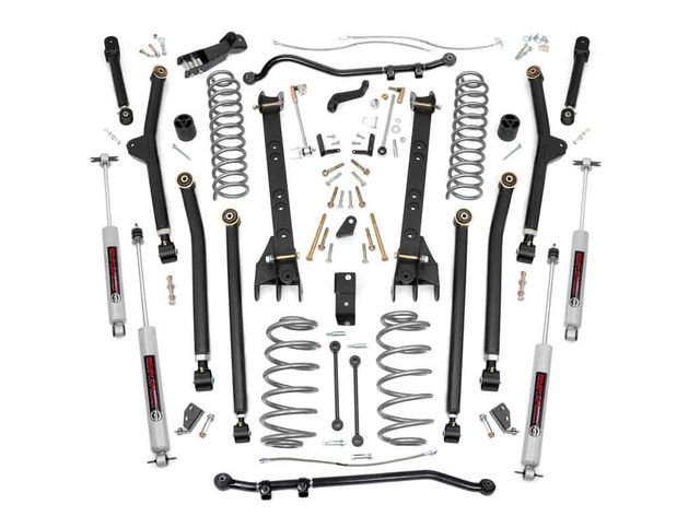 Rough Country 4 Inch Lift Kit | Long Arm | Jeep Wrangler Unlimited 4WD (2004-2006)