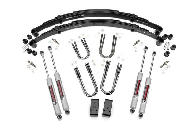 Rough Country 3 Inch Lift Kit | Rear Blocks | Jeep Grand Wagoneer/J10 Truck/J20 Truck/Wagoneer 4WD