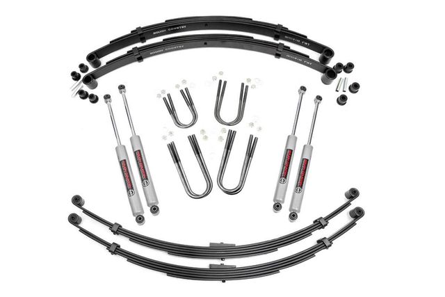 Rough Country 3 Inch Lift Kit | Rear Springs | Jeep Grand Wagoneer/J10 Truck/J20 Truck/Wagoneer 4WD