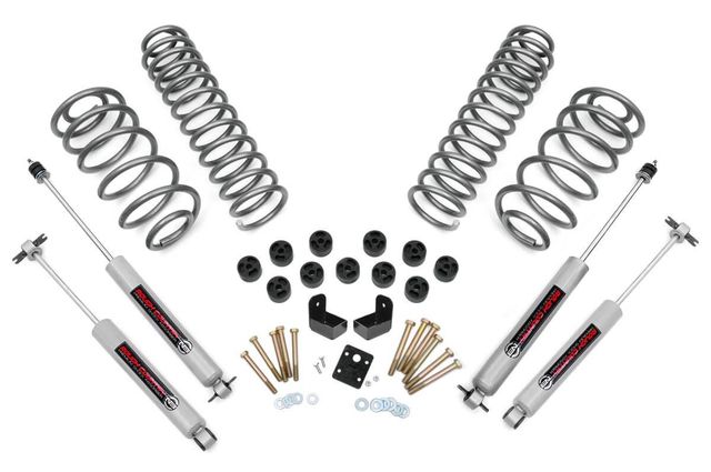 Rough Country 3.75 Inch Lift Kit | Combo | 4 Cyl | N3 | Jeep Wrangler TJ (97-06)/Wrangler Unlimited (04-06)