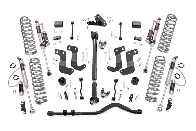 Rough Country 3.5 Inch lift Kit | C/A Drop | FR D/S | M1R | Jeep Wrangler Unlimited (18-23)