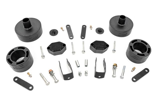 Rough Country 2.5 Inch Lift Kit | Spacers | Jeep Wrangler JK/Wrangler Unlimited (2007-2018)
