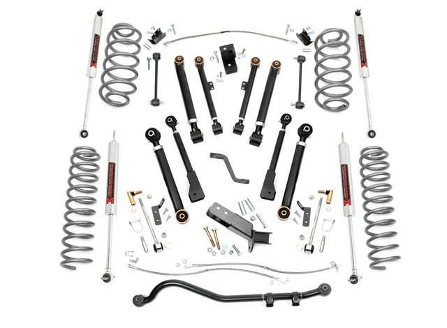 Rough Country 4 Inch Lift Kit | X-Series | M1 | Jeep Wrangler TJ (97-06)/Wrangler Unlimited (04-06)
