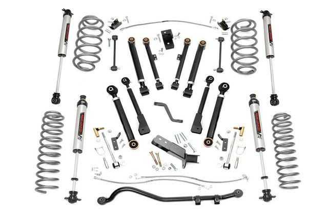Rough Country 4 Inch Lift Kit | X-Series | V2 | Jeep Wrangler TJ (97-06)/Wrangler Unlimited (04-06)