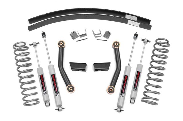 Rough Country 3 Inch Lift Kit | Series II | RR AAL | Jeep Cherokee XJ 2WD/4WD (1984-2001)