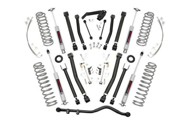 Rough Country 4 Inch Lift Kit | X-Series | Jeep Wrangler Unlimited 2WD/4WD (2007-2018)