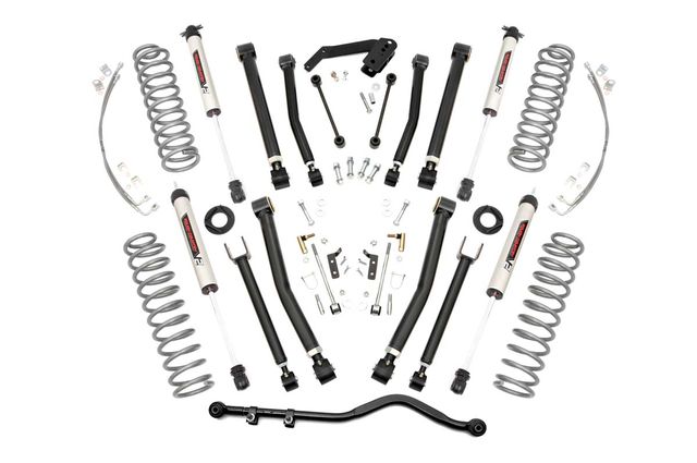 Rough Country 4 Inch Lift Kit | X-Series | V2 | Jeep Wrangler Unlimited 2WD/4WD (2007-2018)