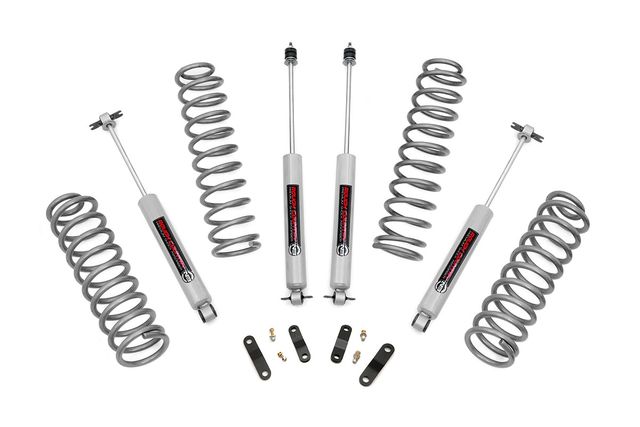Rough Country 2.5 Inch Lift Kit | Coils | Jeep Wrangler Unlimited 2WD/4WD (2007-2018)