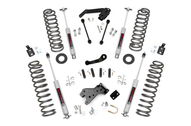 Rough Country 4 Inch Lift Kit | Jeep Wrangler Unlimited 2WD/4WD (2007-2018)