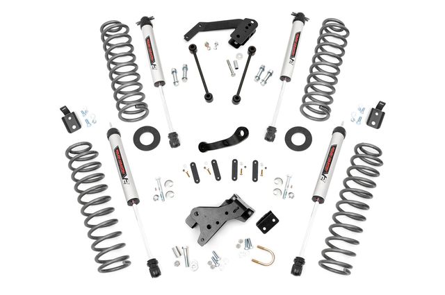 Rough Country 4 Inch Lift Kit | V2 | Jeep Wrangler Unlimited 2WD/4WD (2007-2018)