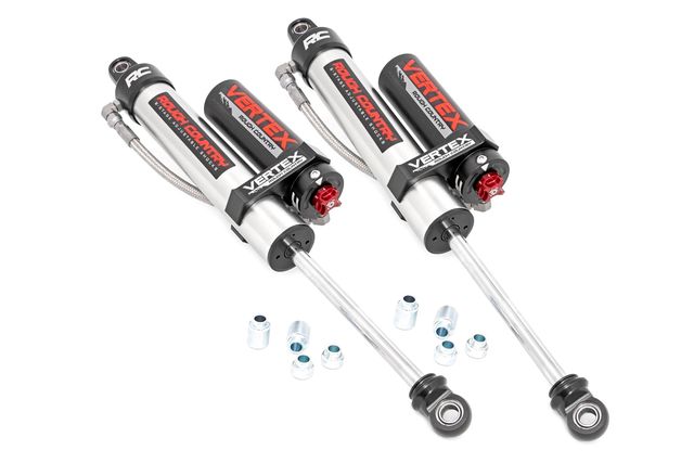 Rough Country Vertex 2.5 Reservoir Front Shocks | 6" | Jeep Gladiator JT/Wrangler JL (18-24)