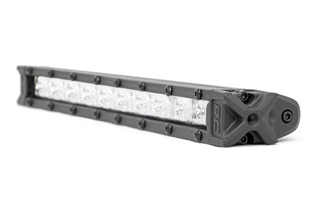 Rough Country 10 Inch Chrome Series LED Light Bar | Slim Line | Pair