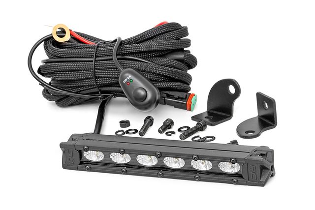 Rough Country 6 Inch Black Series LED Light Bar | Slim Line