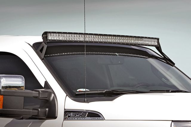 Rough Country LED Light Mount | Upper Windshield | 54" Curved | Ford F-250/F-350 Super Duty (99-16)
