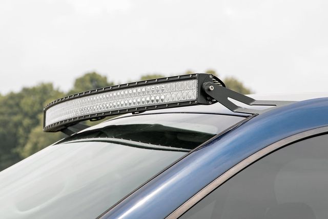 Rough Country LED Light Mount | Upper Windshield | 54" Curved | Ram 1500 2WD/4WD (02-08)