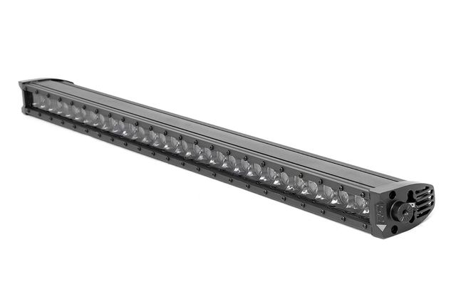 Rough Country 30 Inch Black Series LED Light Bar | Single Row | Cool White DRL