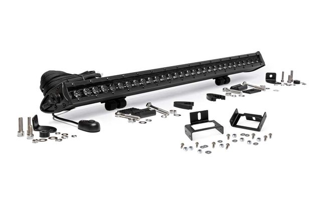 Rough Country LED Light Kit | Grill Mount | 30" Black Single Row | Ford F-250/F-350 Super Duty (11-16)