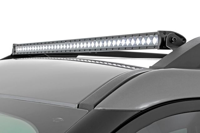 Rough Country LED Light Kit | Roof Rack Mount | 40" Black Single Row | Ford Bronco Sport (21-26)