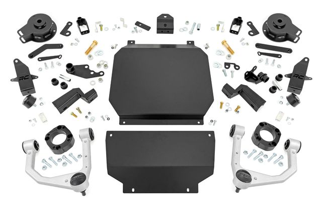 Rough Country 3.5 Inch Lift Kit | OE Air Ride | Toyota Tundra 4WD (2022-2026)