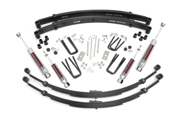 Rough Country 3 Inch Lift Kit | Rear Springs | Toyota Truck 4WD (1984-1985)