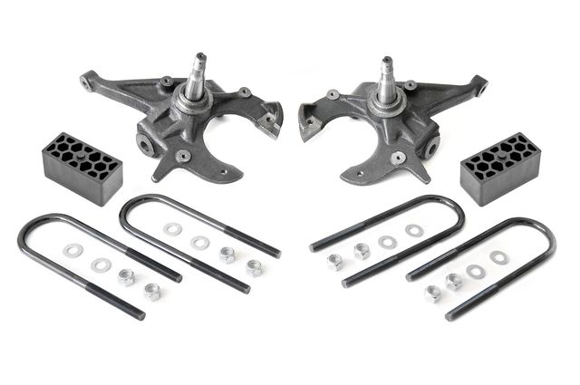 Rough Country Lowering Kit | 2 Inch FR | 2.5 Inch RR | Chevy/GMC Blazer/S10 Blazer/Sonoma 2WD
