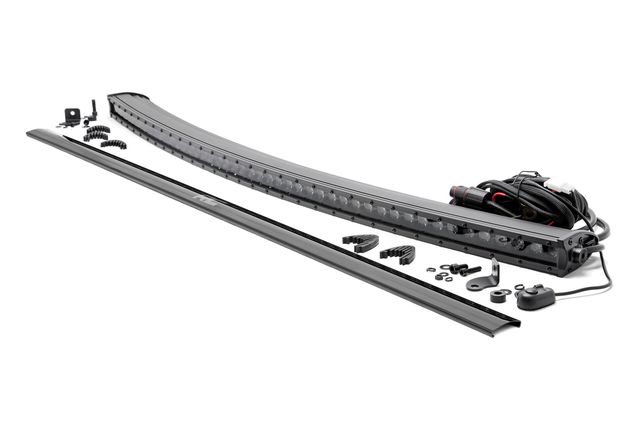 Rough Country 50 Inch Black Series LED Light Bar | Curved | Single Row