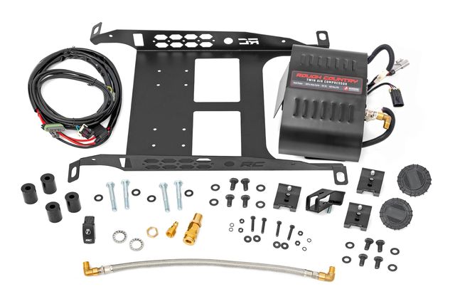 Rough Country Under Seat Compressor Kit | Toyota Tacoma 2WD/4WD (2005-2023)