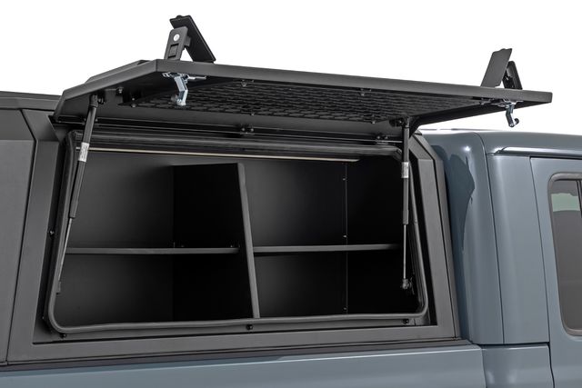 Rough Country Bed Cap Side Shelf Storage Bin | Passengers Side | Jeep Gladiator JT (20-26)