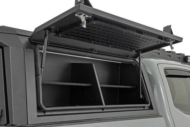 Rough Country Bed Cap Side Shelf Storage Bin | Passengers Side | Toyota Tacoma (16-23)