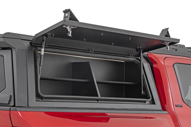 Rough Country Bed Cap Side Shelf Storage Bin | Passengers Side | Toyota Tacoma (24-26)