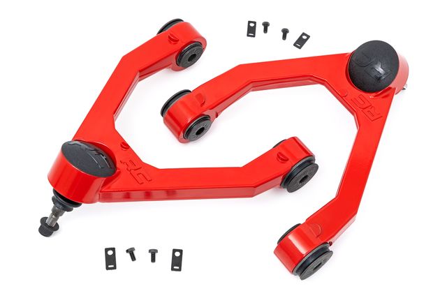 Rough Country Red Forged Upper Control Arms | 2-3 Inch Lift | Chevy/GMC 1500 Truck & SUV (88-99)