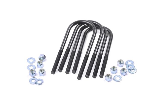Rough Country Universal U-Bolt Kit | 9/16" thread | 3.0" x 7.25" | Round