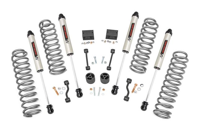 Rough Country 2.5 Inch Lift Kit | Coils | V2 | Jeep Wrangler Unlimited 4WD (2024-2026)