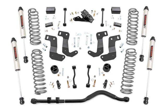 Rough Country 3.5 Inch Lift Kit | C/A Drop | Stage 1 | V2 | Jeep Wrangler Unlimited (24-26)