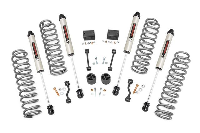 Rough Country 2.5 Inch Lift Kit | Coils | V2 | Jeep Wrangler Unlimited 4WD (2024-2026)