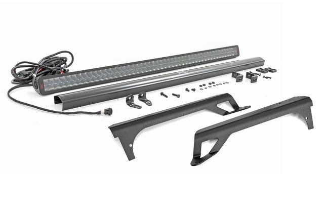 Rough Country LED Light Kit | Windshield Mount | 50" Spectrum Dual Row | Jeep Wrangler TJ (97-06)