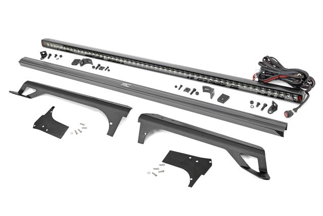 Rough Country LED Light Kit | Windshield Mount | 50" Spectrum Single Row | Jeep Wrangler TJ (97-06)