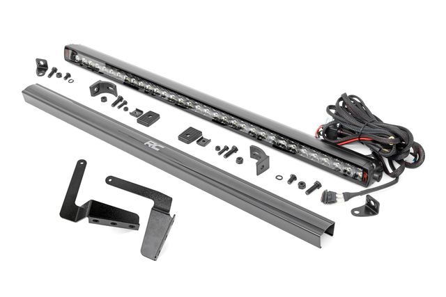 Rough Country LED Light Kit | Bumper Mount | 30" Spectrum Single Row | Toyota Tundra (14-21)
