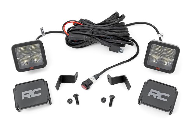 Rough Country LED Light Kit | Ditch Mount | 2" Spectrum Pair | Spot | Ford F-150 (15-26)/F-150 Lightning (22-26)