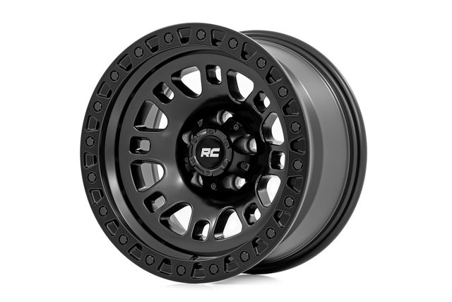 Rough Country Rough Country 82 Series Wheel | One-Piece | Semi Gloss Black | 15x8 | 5x5.5 | -19mm