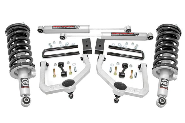 Rough Country 3 Inch Lift Kit | N3 Struts & Shocks | Nissan Titan 2WD/4WD (2004-2024)
