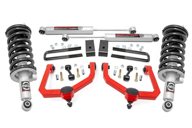 Rough Country 3 Inch Lift Kit | N3 Struts & Shocks | Nissan Titan 2WD/4WD (2004-2024)