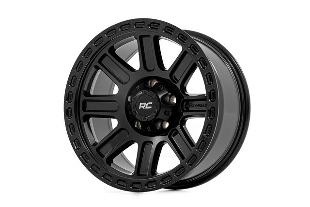 Rough Country Rough Country 84 Series Wheel | Gloss Black | 17x8.5 | 6x5.5 | +0mm