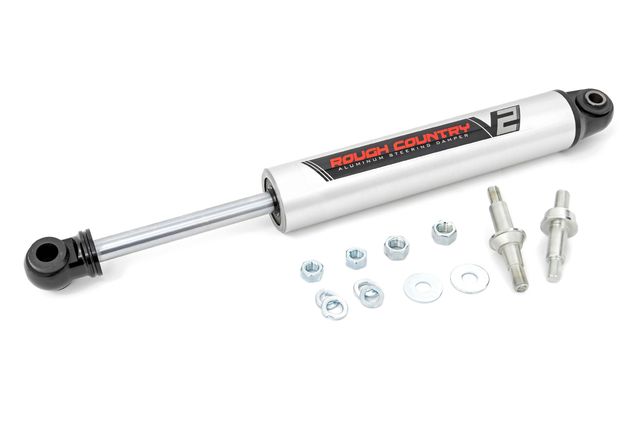 Rough Country V2 Steering Stabilizer | Chevy/GMC C10/K10 Truck & SUV/K5 Blazer 4WD (73-91)