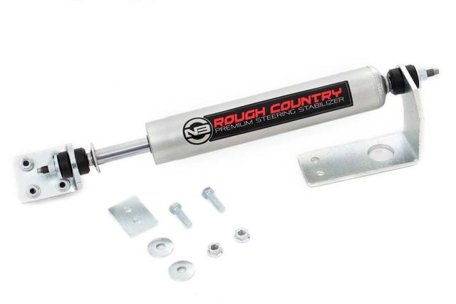 Rough Country N3 Steering Stabilizer | 0-5 Inch Lift | Ford F-150 4WD (1997-2003)