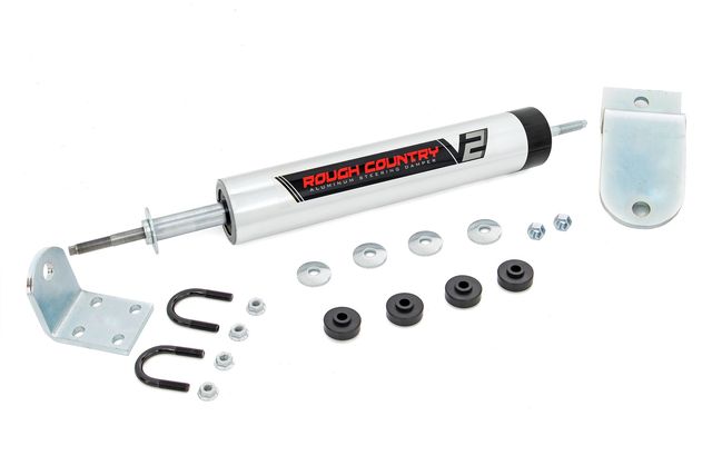Rough Country V2 Steering Stabilizer | Ram 2500/3500 2WD (1994-2002)
