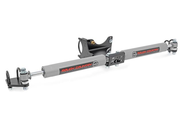 Rough Country N3 Steering Stabilizer | Dual | 2-8 Inch Lift | Ford F-250/F-350 Super Duty (05-24)