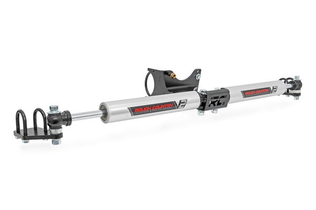Rough Country V2 Steering Stabilizer | Dual | 2-8 Inch Lift | Ford F-250/F-350 Super Duty (05-26)