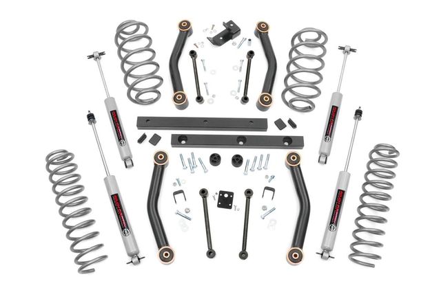 Rough Country 4 Inch Lift Kit | Jeep Wrangler TJ 4WD (1997-2002)